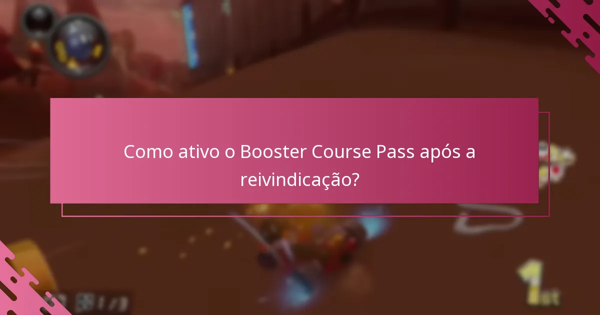 Quem é elegível para reivindicar o Booster Course Pass?
