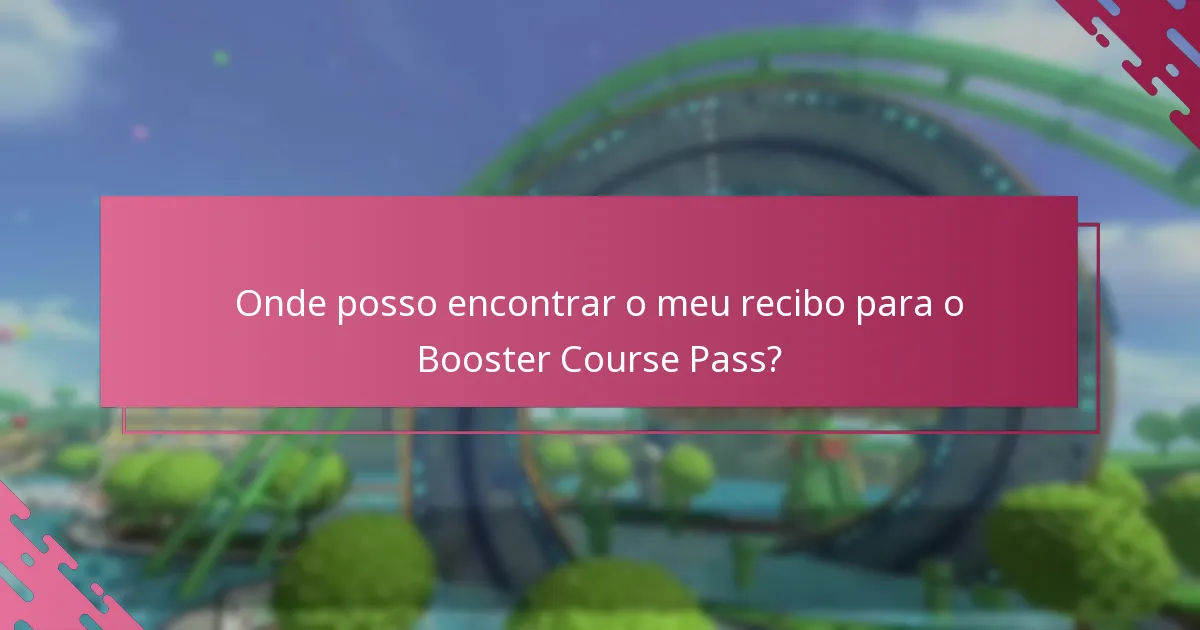 Qual e-mail devo esperar para a confirmação do meu Booster Course Pass?