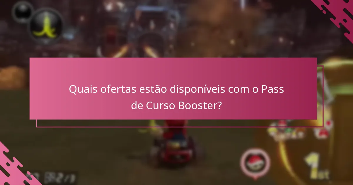 Como reivindicar o Pass de Curso Booster?