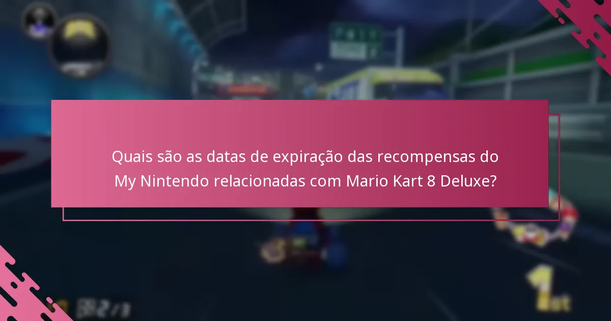 Como se compara o sistema de recompensas do My Nintendo para Mario Kart 8 Deluxe com outros jogos da Nintendo?